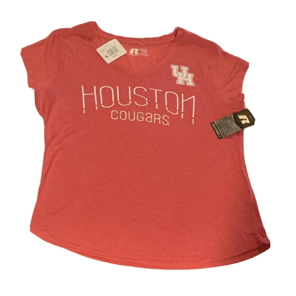Houston Cougars University of Houston Womens Shirt New with Tags XL 16-18 Red